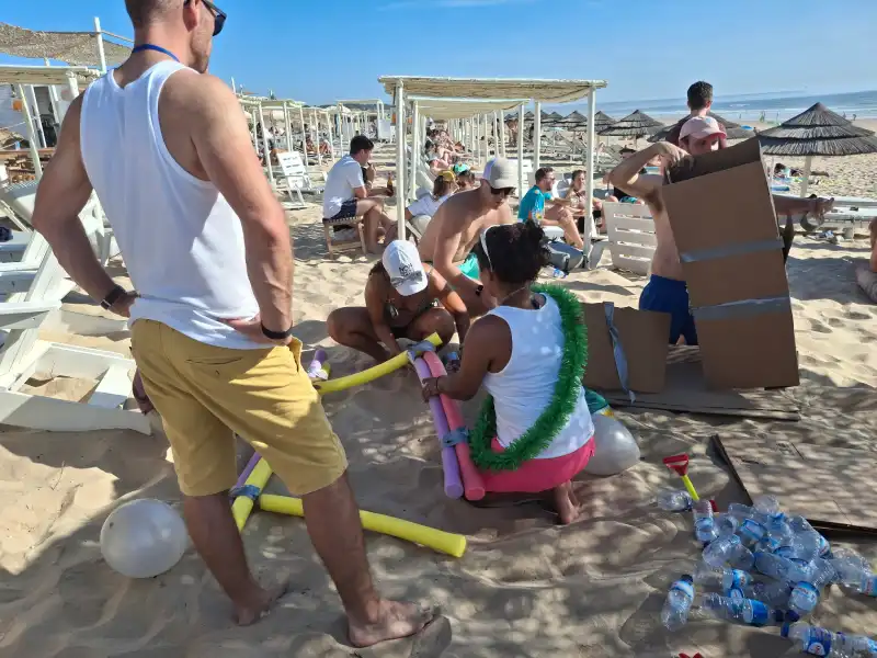 Paper Raft Making Challenge Lisbon